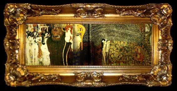 framed  Gustav Klimt beethovenfrisen, ta009-2